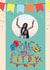 flags confetti Birthday Personalised Photo Card 22078 created by Exquisite Studio