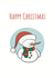 Cute Snowman Christmas’ card created by Dahyi