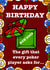 Poker Birthday Card 1002 created by Queen of Cards