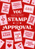 Stamp of approval Valentine's card created by Dan Bang Studio