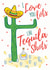 Tequila Shots Valentine's Card created by Dan Bang Studio
