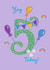 Yay 5 Today birthday card created by Rachel Singh
