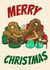 Mammoth Christmas Card 1000 created by Pigoprints