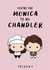 Cute Valentine's Day Card - Monica and Chandler - Friends created by Cardology