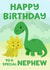 Happy Birthday to a Special Nephew Dinosaur Card created by Crystal Star Gift Shop