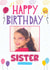 sister balloons Birthday Personalised Photo Card 22084 created by Exquisite Studio
