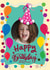 balloons cute Birthday Personalised Photo Card 22086 created by Exquisite Studio