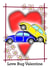 Beetle Valentine card created by Nick Le Sueur Designs