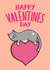 Valentine's Day - Cute Cat on a Heart created by Drawn to Cats