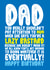 Funny Lazy Dad Happy Birthday created by On Fire Typography