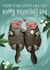 Cute otters holding hands valentine's day card created by Making Meadows Ltd