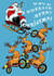 Christmas card for bikes funs created by Chepurna