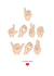 Cute Sign Language Anniversary Card / Valentines Day Card - I Love You created by Eskimo Kiss Designs