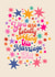 Pretty Stars Wedding Card / Anniversary Card - You Are Totally Rocking This Marriage Shit created by Kate Fox