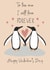 Penguin Valentine’s card created by Little Prints Fred Designs