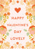 Happy Valentine's Day lovely pretty floral card created by Envy Row