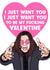 I Just Want you to be my fucking Valentine Ozzy Osbourne Valentin'es Day created by Bubble&Cheek