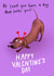 Happy Valentine's Day from the Sausage Dog created by Angela Otimo