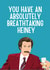Funny Anchorman Valentines/ Birthday Card created by Highgrove Cards