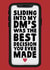 Funny DMs Anniversary Card / Valentines Day Card - Sliding Into My Dm's Was The Best Decision You Ever Made created by Studio Doodles
