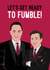 Ant & Dec, Let's get ready to fumble! created by Quitting Hollywood