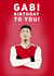 Gabriel Martinelli Birthday Card created by Elgo Designs
