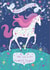 Floral Unicorn Card created by PipWilsonArt