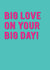 Big Love On Your Big Day - Fun Wedding Card created by Redback Cards