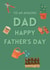 Father's day gardening card created by Loula Rose