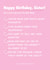 Signs You Are The Older Sister Birthday Card created by Emma Cullingford