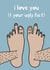 Ugly feet created by Belly Flops