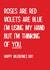 Witty Red Valentine's Day Card – "Roses Are Red" Funny Rude Message for Partner created by Stevie Doodles