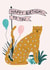 Birthday Leopard Card For Her created by Sweetlove Press