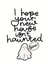 I hope your new house isn't haunted card created by Madeline Star Design