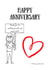 Happy Anniversary card for that special (and patient) someone! created by Hackney and Jones Publishing