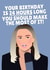 Molly Mae Your Birthday is 24 Hours Long Funny Interview Meme created by PopDogShop