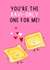 Pasta Valentine's Day Anniversary Card 1001 created by Amy Florence Design