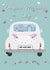 Wedding Car Mr and Mrs Card created by Cracking Cards!
