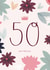50th Birthday - 50 and Fabulous! created by Two For Joy Illustration