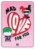 Funny Valentine's Day Card - The Joker and Harley Quinn - Mad Love For You - DC Comics created by Cardology