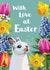Easter Bunny 'With Love at Easter' card created by Sarah Kelleher