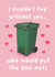 Funny putting the bins out Valentine’s Day card created by Swish & Scribble