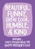 Cheeky Mothers Day Card - Mum - Beautiful Funny Great Cook Humble & Kind created by Wild Card