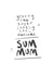 'Sum Mum' Happy Mothers Day created by Elizabeth Anderson Art