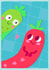 Marry me, Love you, friendship cheeky card. Pickle and Chili pepper created by @Doodle Bunny