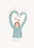 Pretty Mothers Day Card - Mum - Love You Mum created by Martha Ratcliff Illustration