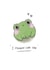 I Froggin' love you, frog valentines and anniversary card created by The Wired Sloth