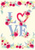 Floral LOVE Card created by Heidi Pie