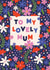 Pretty Mothers Day Card - Mum - Flowers - To My Lovely Mum created by @tikkled.pink