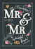Mr & Mr Wedding Card - Classic card created by Heidi Pie